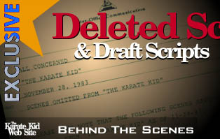 deleted scenes and draft scripts